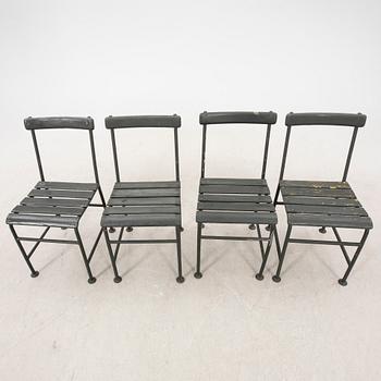 Gunnar Asplund, garden furniture 9 pcs Iwan B. Giertz Motala 1930s.