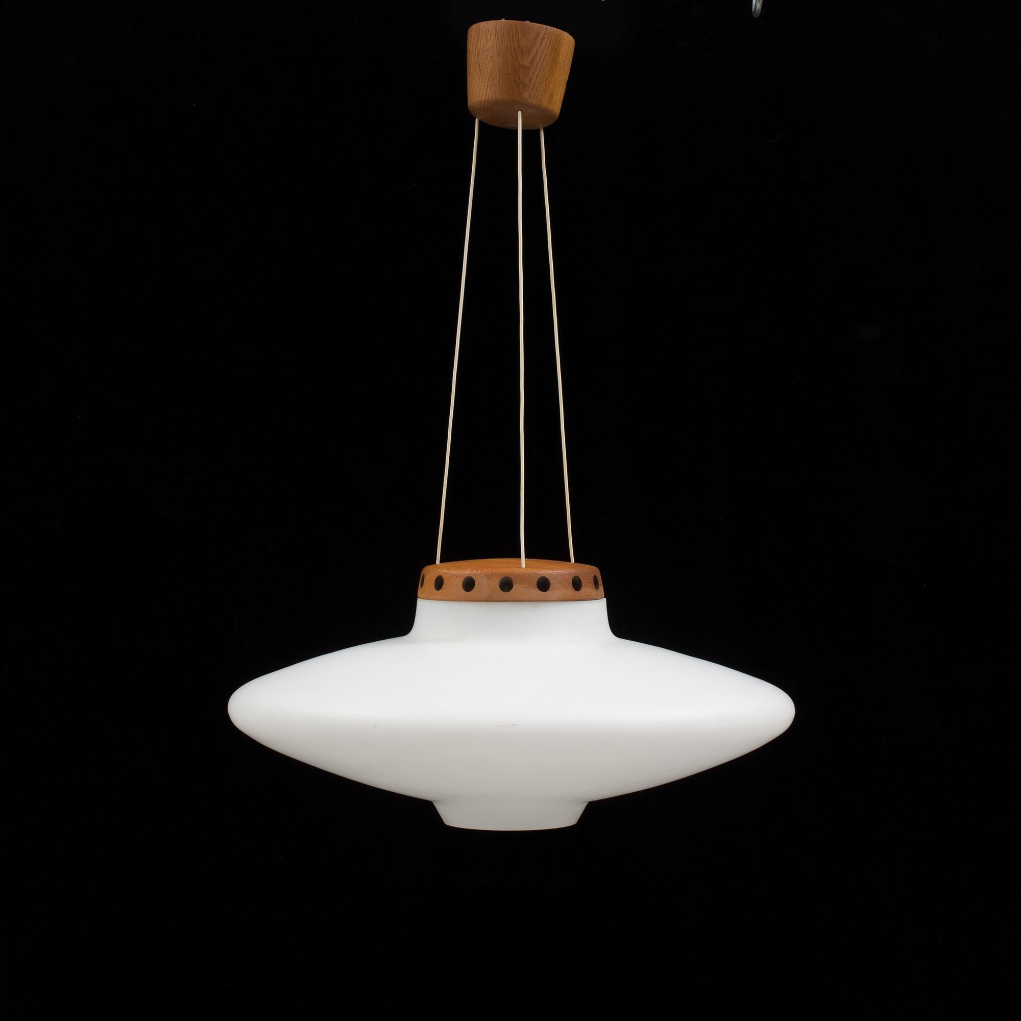 A "Ufo" ceiling light, Luxus, Sweden, 1960s.