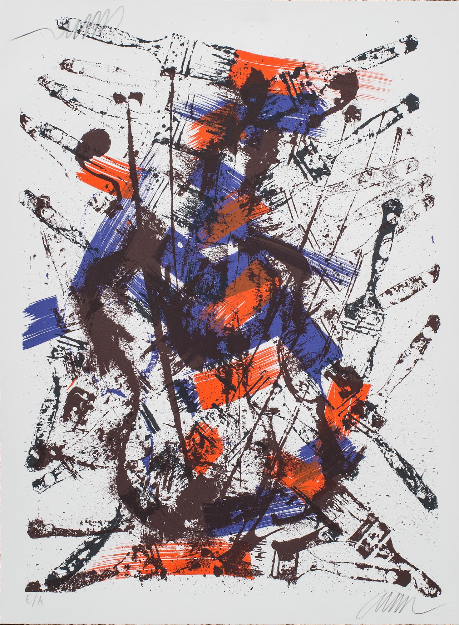 FERNANDEZ ARMAN, färgserigrafi, signerad och numrerad E/A.