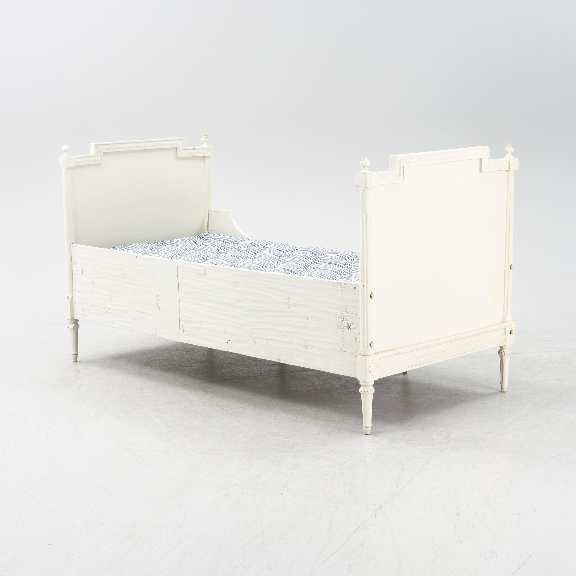 Säng, Gustaviansk, omkring år 1800.