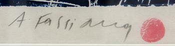 ALEXANDRE FASSIANOS, litografi, sign o numr 30/80.