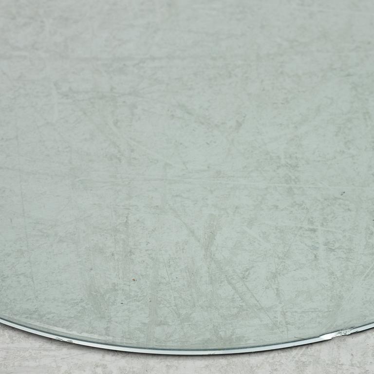 Dining table, glass, contemporary.