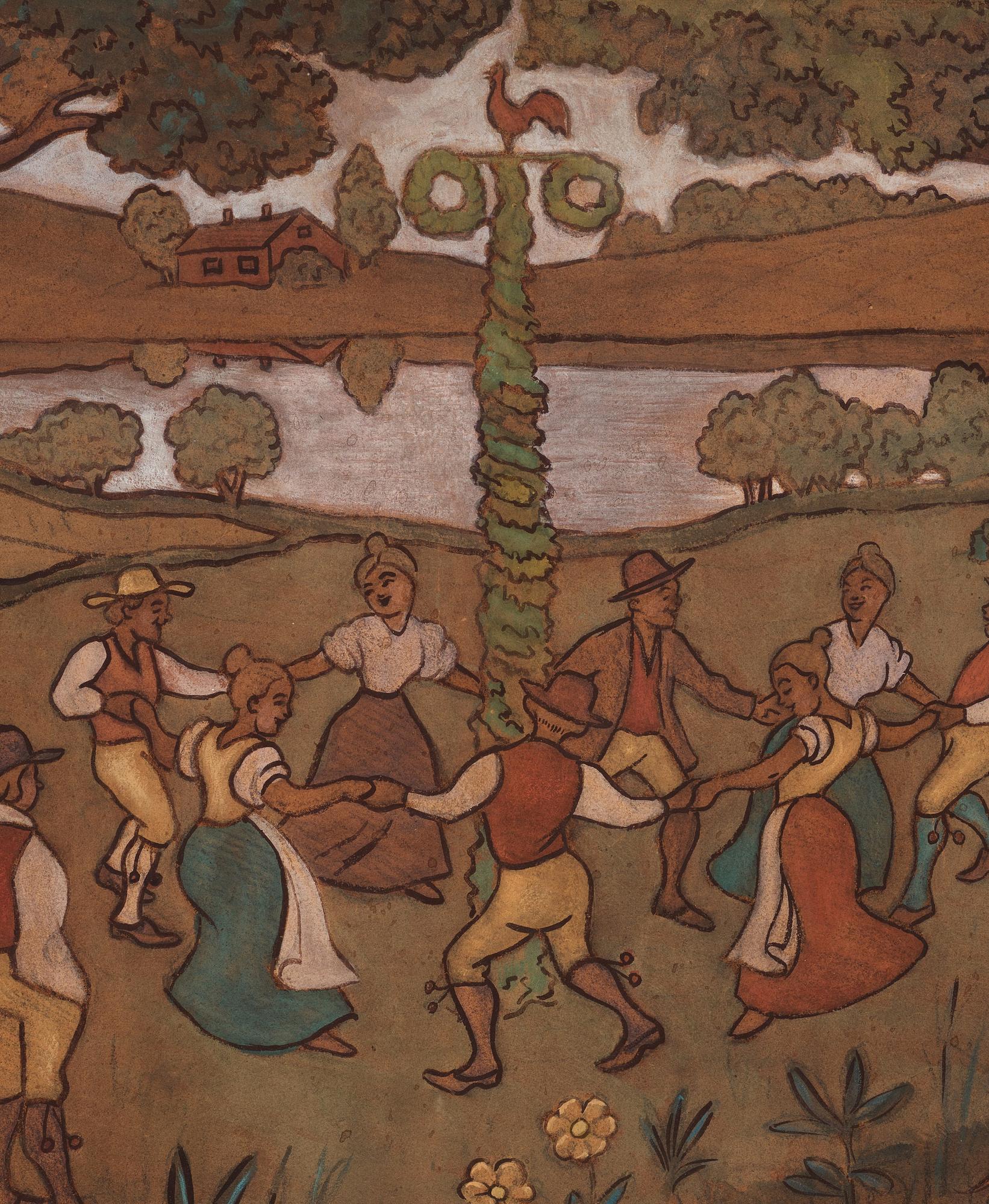 Ivar Arosenius, "Midsommardans".