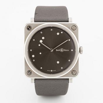 Bell & Ross, Br S, Grey Diamond Eagle, armbandsur, 39 mm.