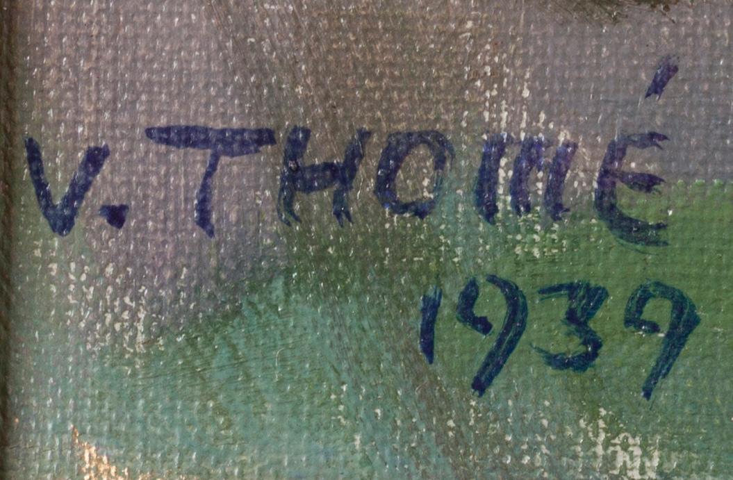VERNER THOMÉ, olja på duk, signerad och daterad 1939.