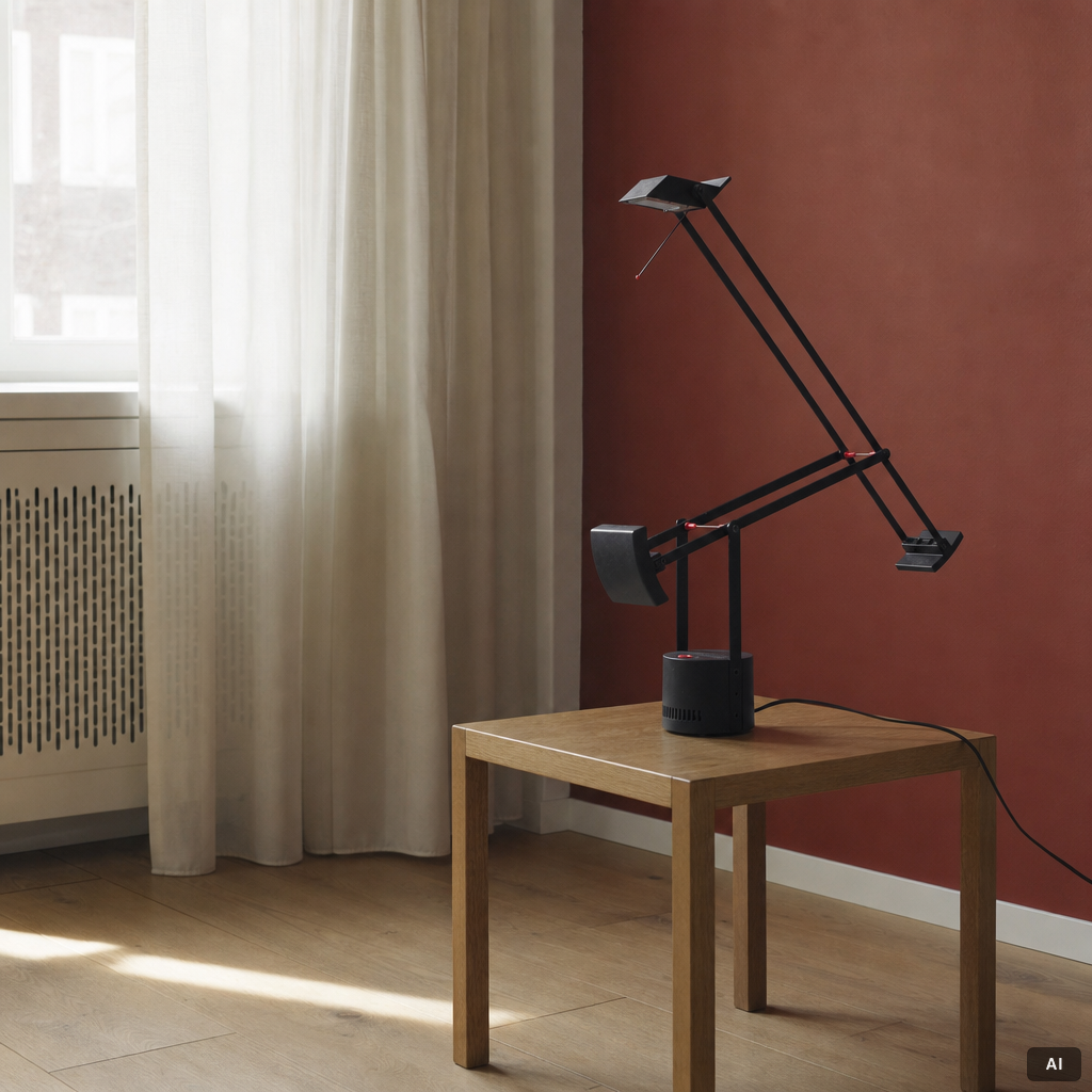 Richard Sapper, A 'Trizio micro' table lamp, Artemide, Italy, 21st century.