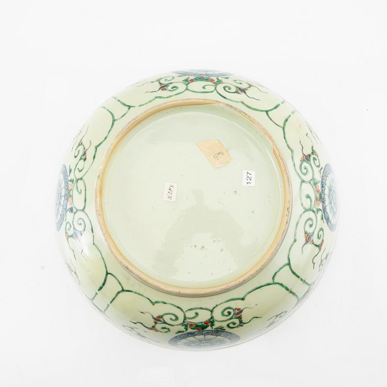Bålskål, porslin. Qingdynastin, 1700-tal.