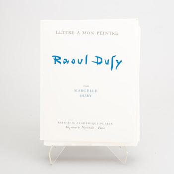 BOOK, "Raoul Dufy - Lettre a mon peintre", Marcelle Oury, no 790. Librairie Academique Perrin 1965.