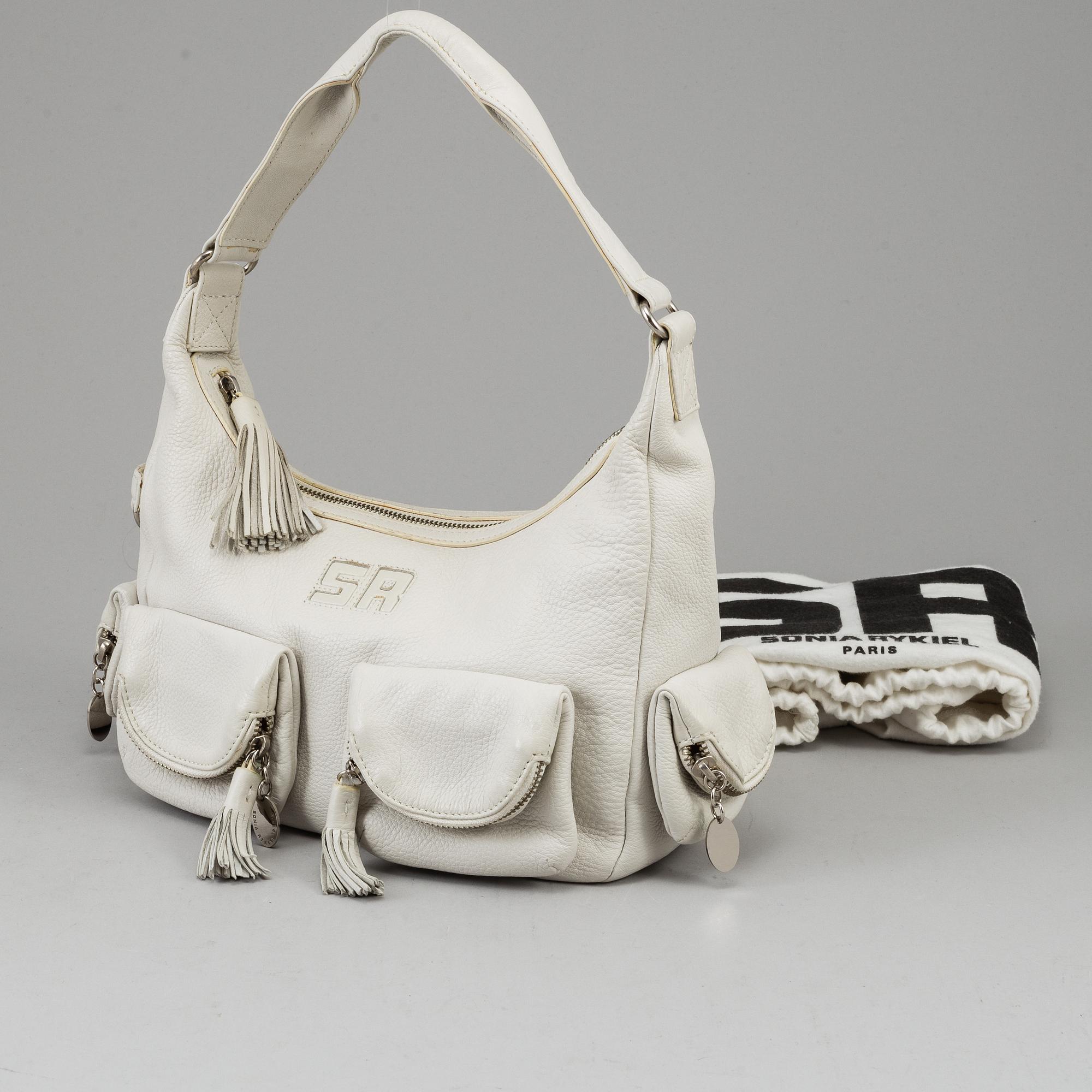 おトク情報がいっぱい！ SONIA RYKIEL, a white leather bag. - Bukowskis バッグ