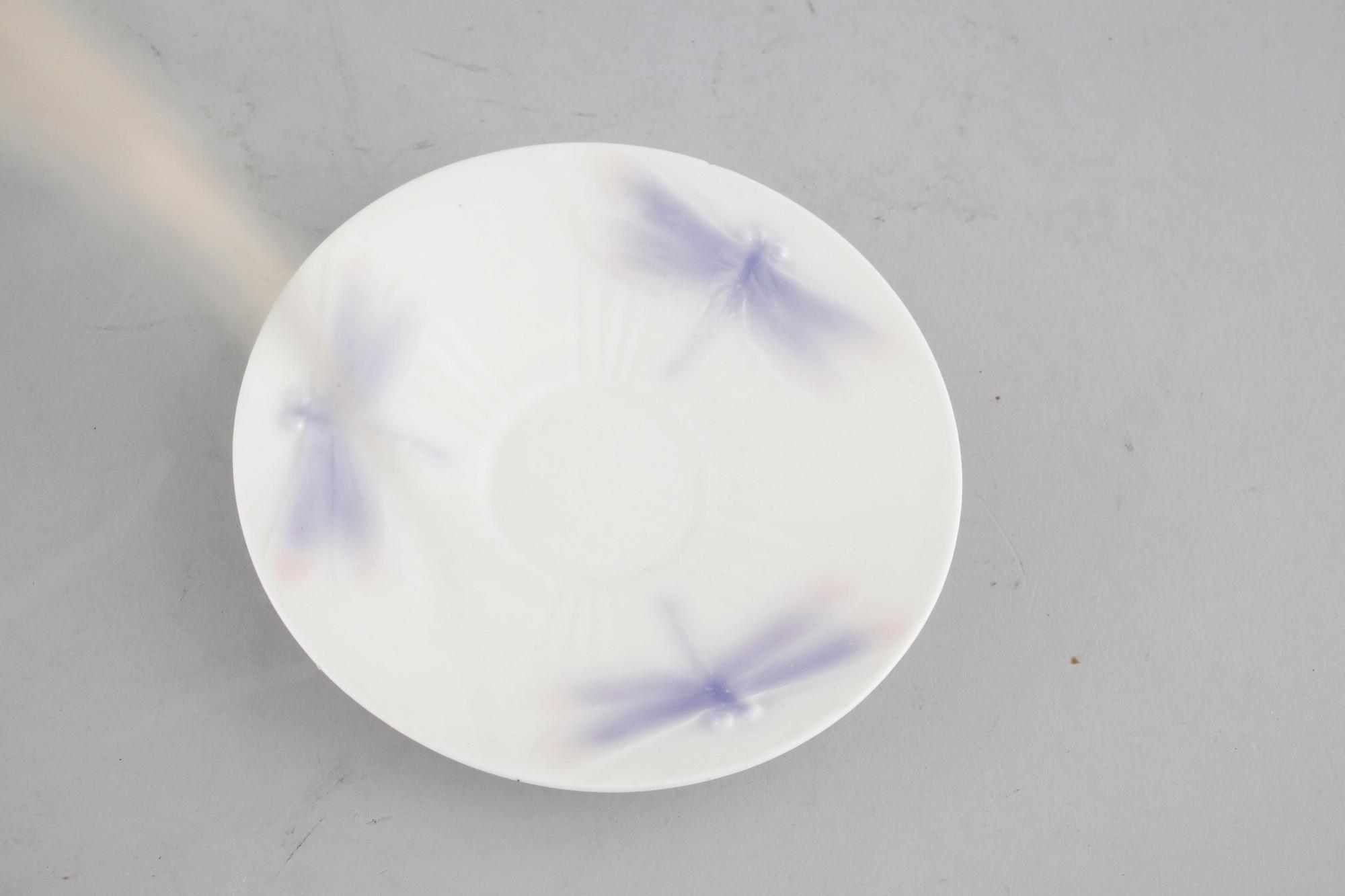 An 20 jugend piece coffee service, "Trollsländan" by Alf Wallander, Rörstrand, around year 1910.