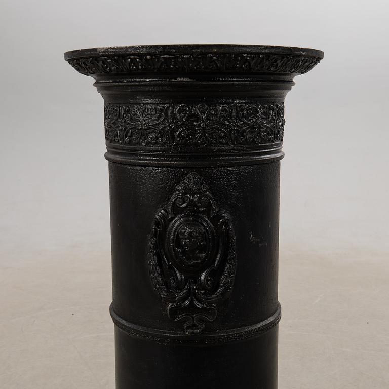 Stove around 1900 cast iron Central Europe.