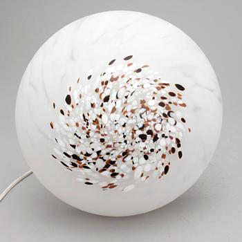 BORDSLAMPA, glas, Monica Backström, kosta. 1970-tal.