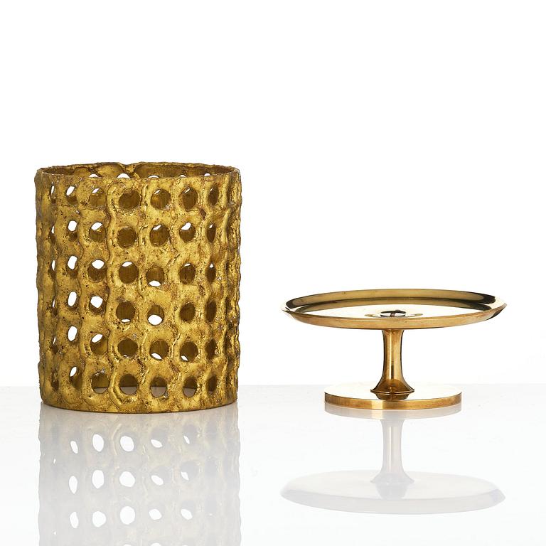 Pierre Forssell, ljuslykta, Skultuna, 1988.