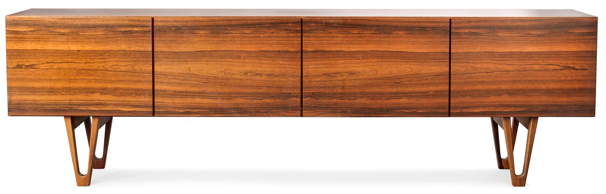 An Ib Kofod Larsen palisander sideboard, Denmark 1960's.