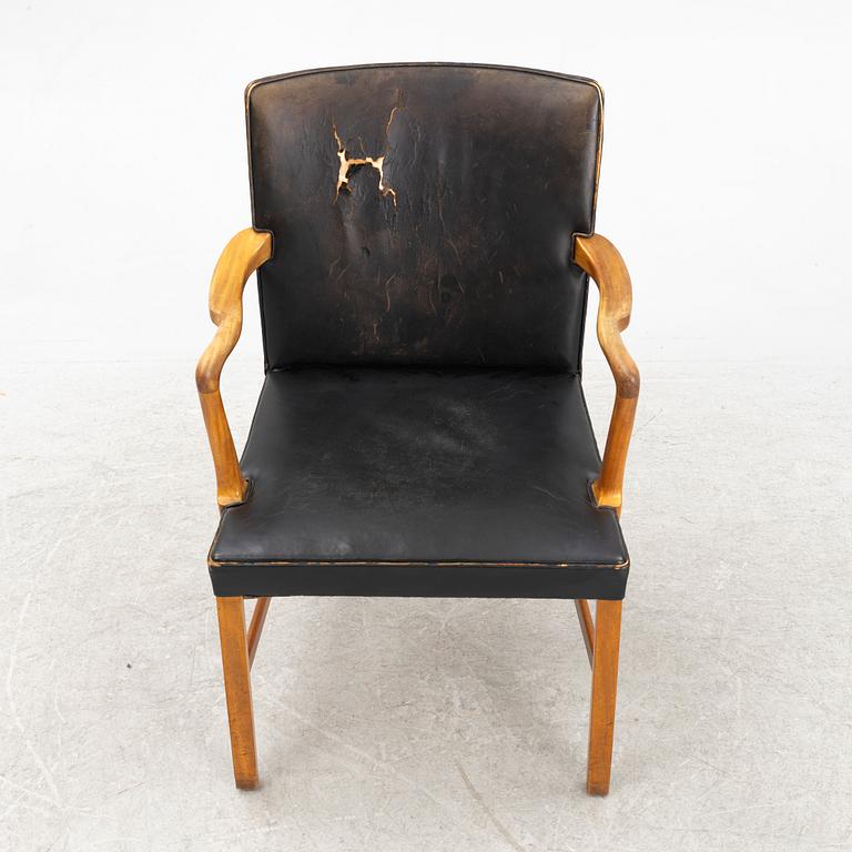 Ole Wanscher, armchair, Denmark, AJ Iversen, Denmark, 1950s.