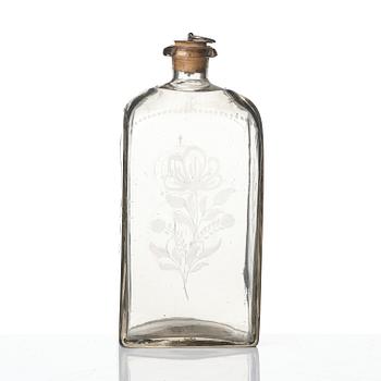 Aquavit bottle, Sweden early 19th century.