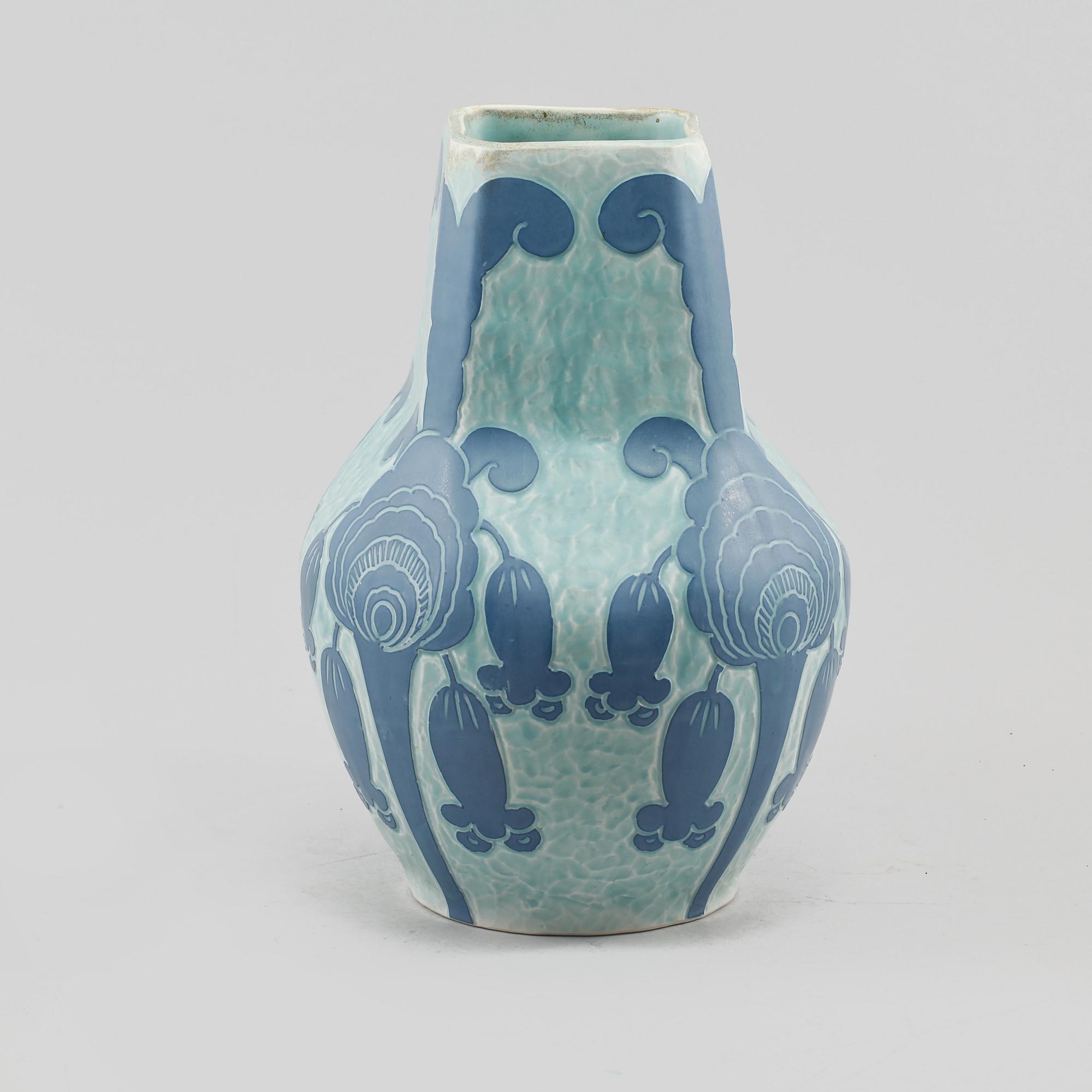 VAS, flintgods, Josef Ekberg, Gustavsberg, 1921.