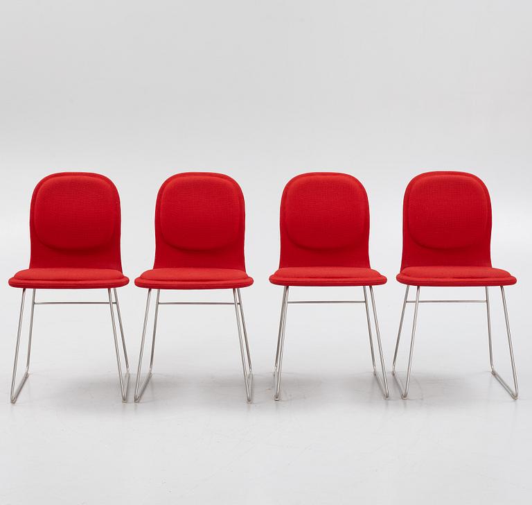 Jasper Morrison, four ''Hi Pad' chairs, Cappellini, Italy.