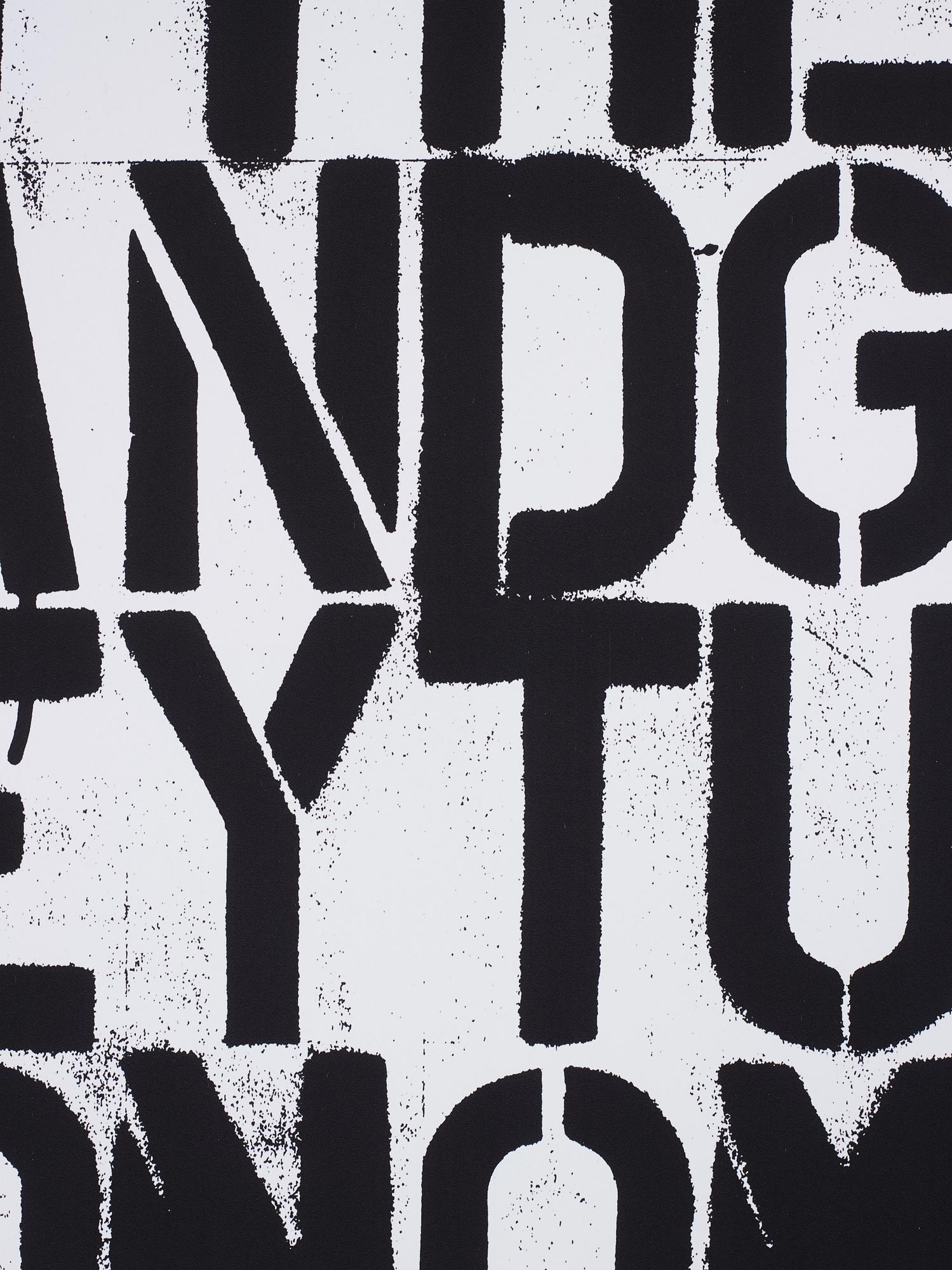 Christopher Wool and Felix Gonzalez-Torres, "Untitled (The Show is Over)".