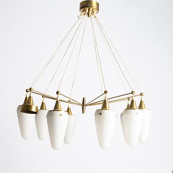 Hans-Agne Jakobsson, An imposing ceiling lamp, Hans-Agne Jakobsson AB, Markaryd, 1950s.