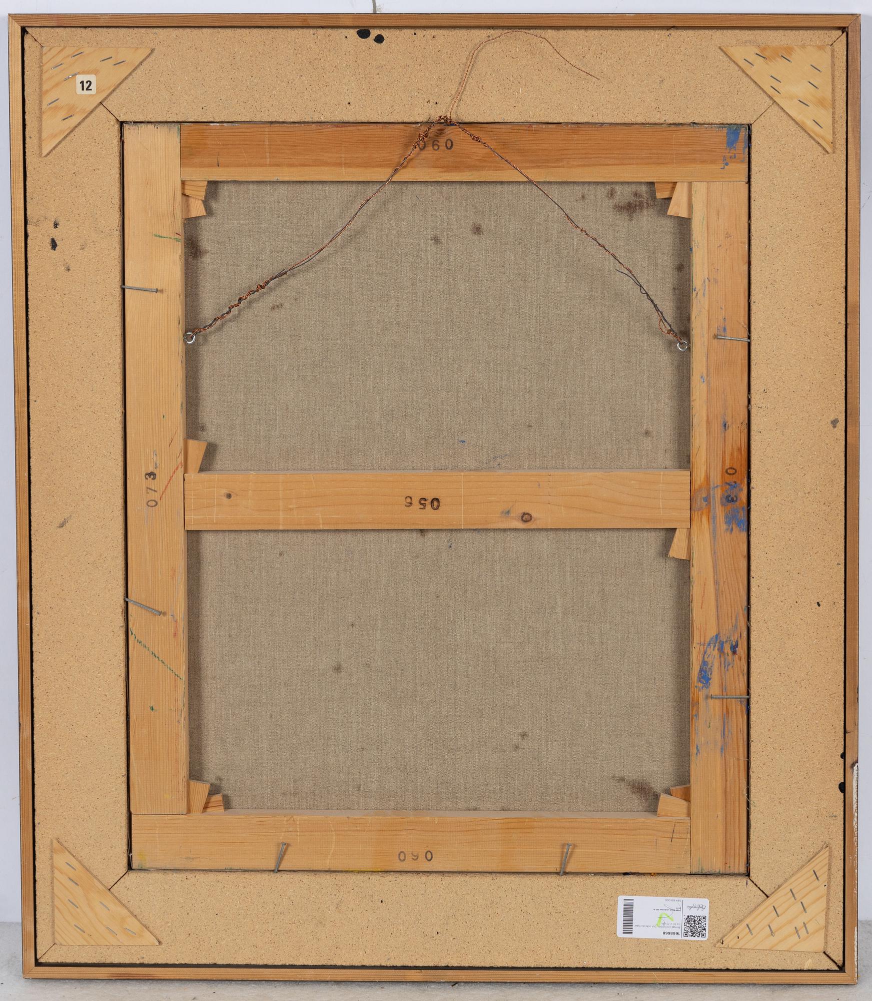 Bengt Lindström, Gul och blå figur.