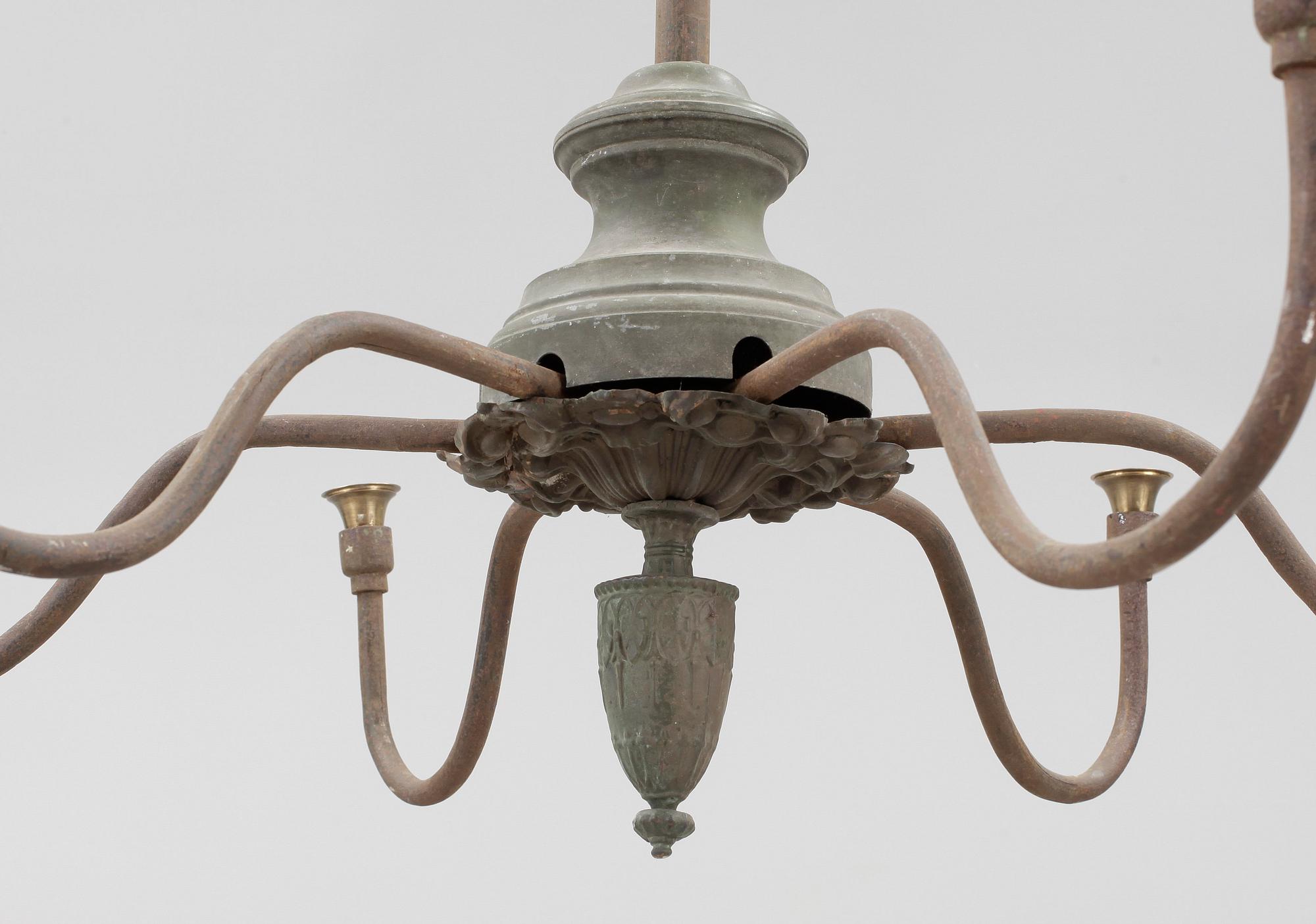 LJUSKRONA, 1800-tal. Höjd ca 160 cm.