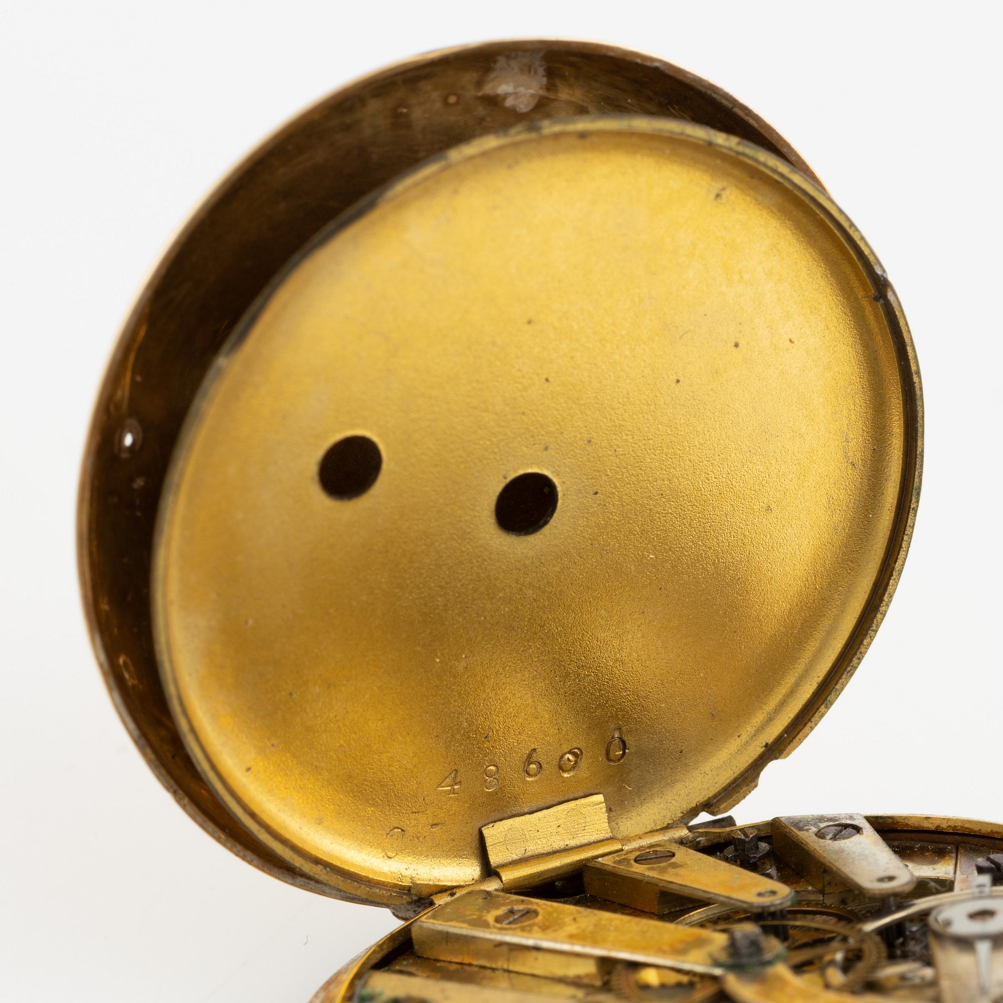 Pocket watch, 37.5 mm.
