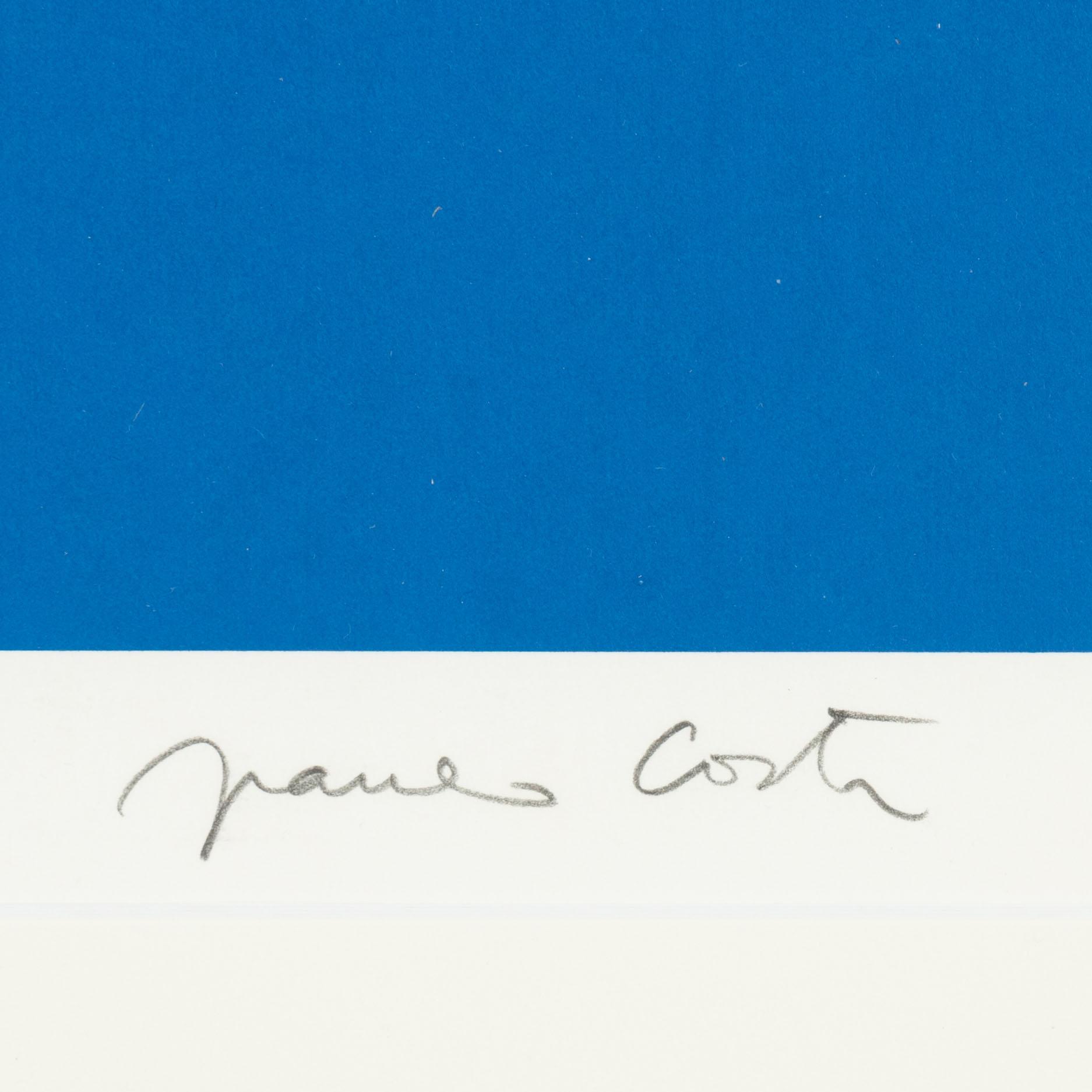 Franco Costa, silkscreen in colours, signed VII/L.