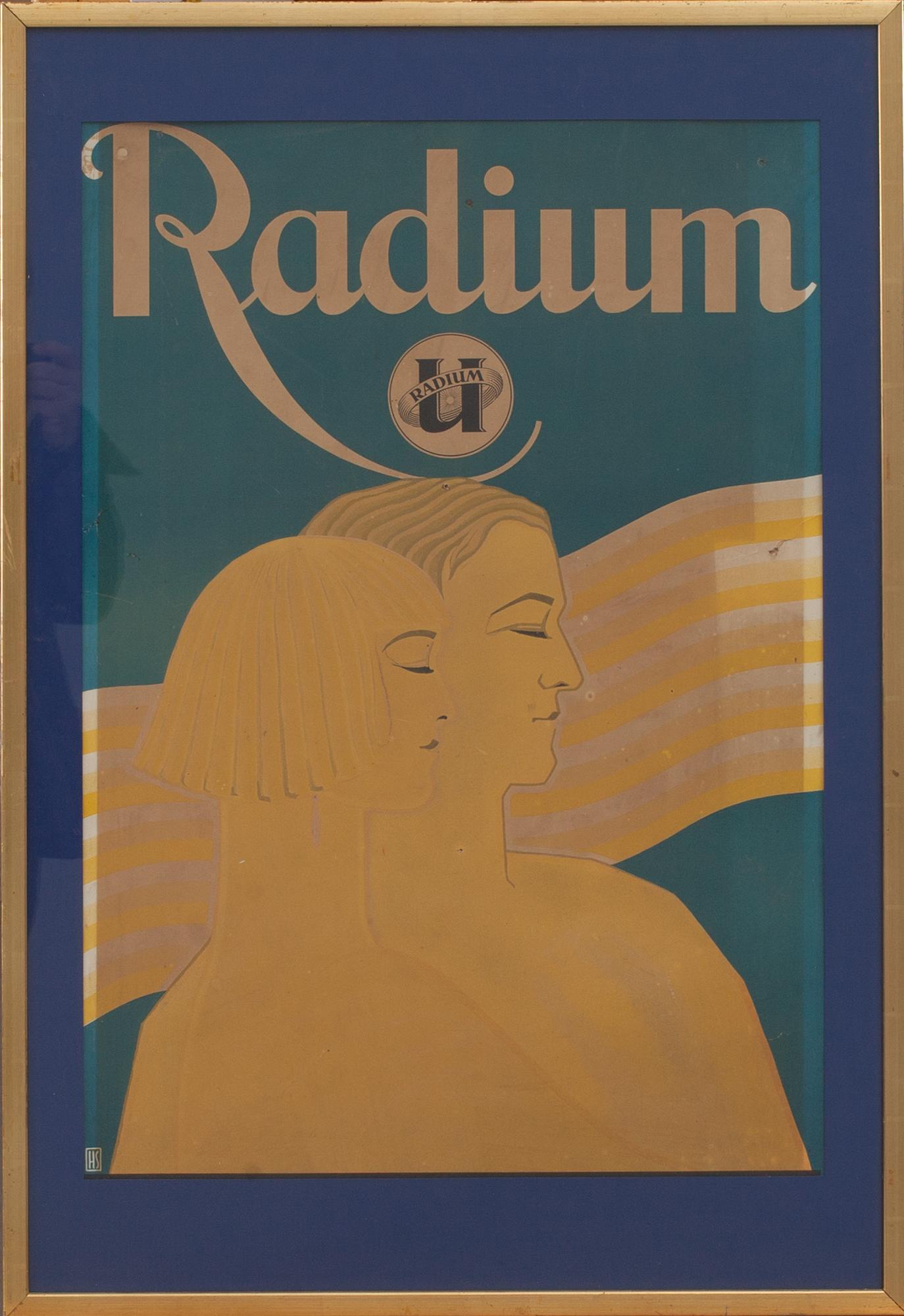 REKLAMAFFISCH, "Radium", HS, 1920-TAL.