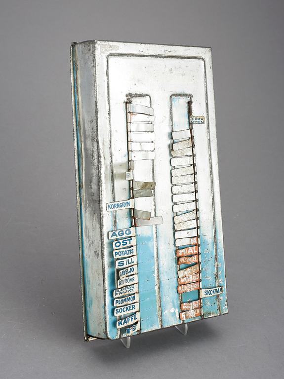 INKÖPSTAVLA, Kooperativa förbundet, 1930-/40-tal.