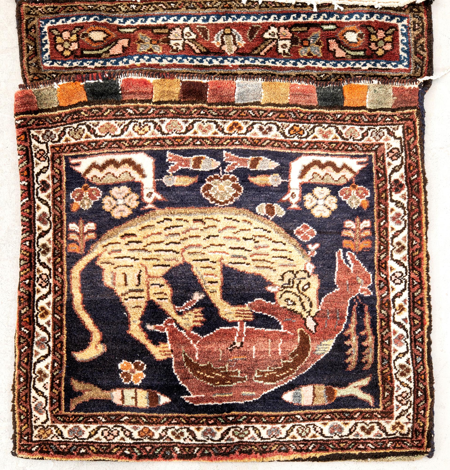 Saddle bag  Bakthiari Khorjin old 155x76 cm.