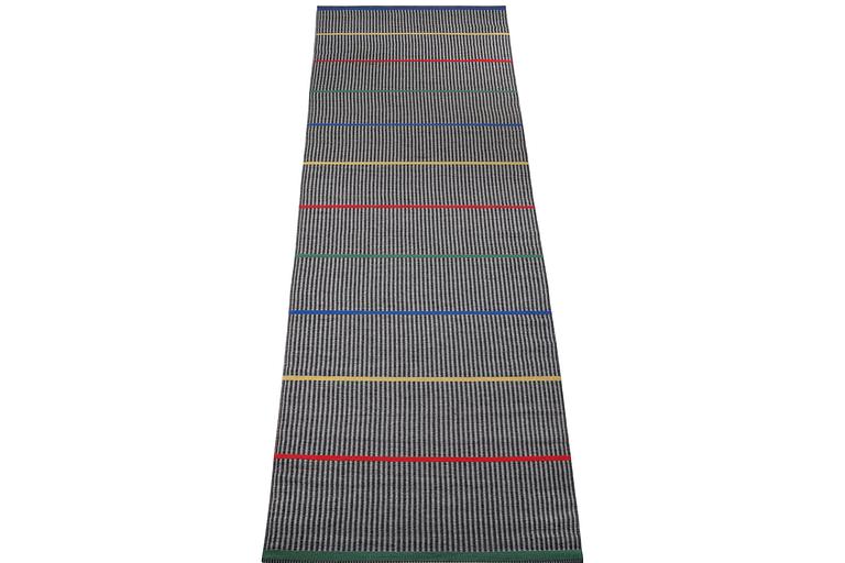 Gunilla Lagerhem Ullberg, a flat weave runner carpet, Kasthall, Sweden, c. 596 x 88 cm.