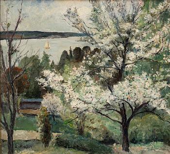 Carl Luthander, Blooming apple tree.