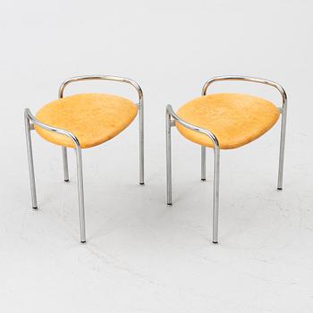 Karl-Johan Hjerling, stools, a pair, 2000s.