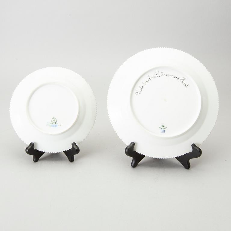 Two 20th century Flora Danica Royal Copenhagen porcelain dishes.