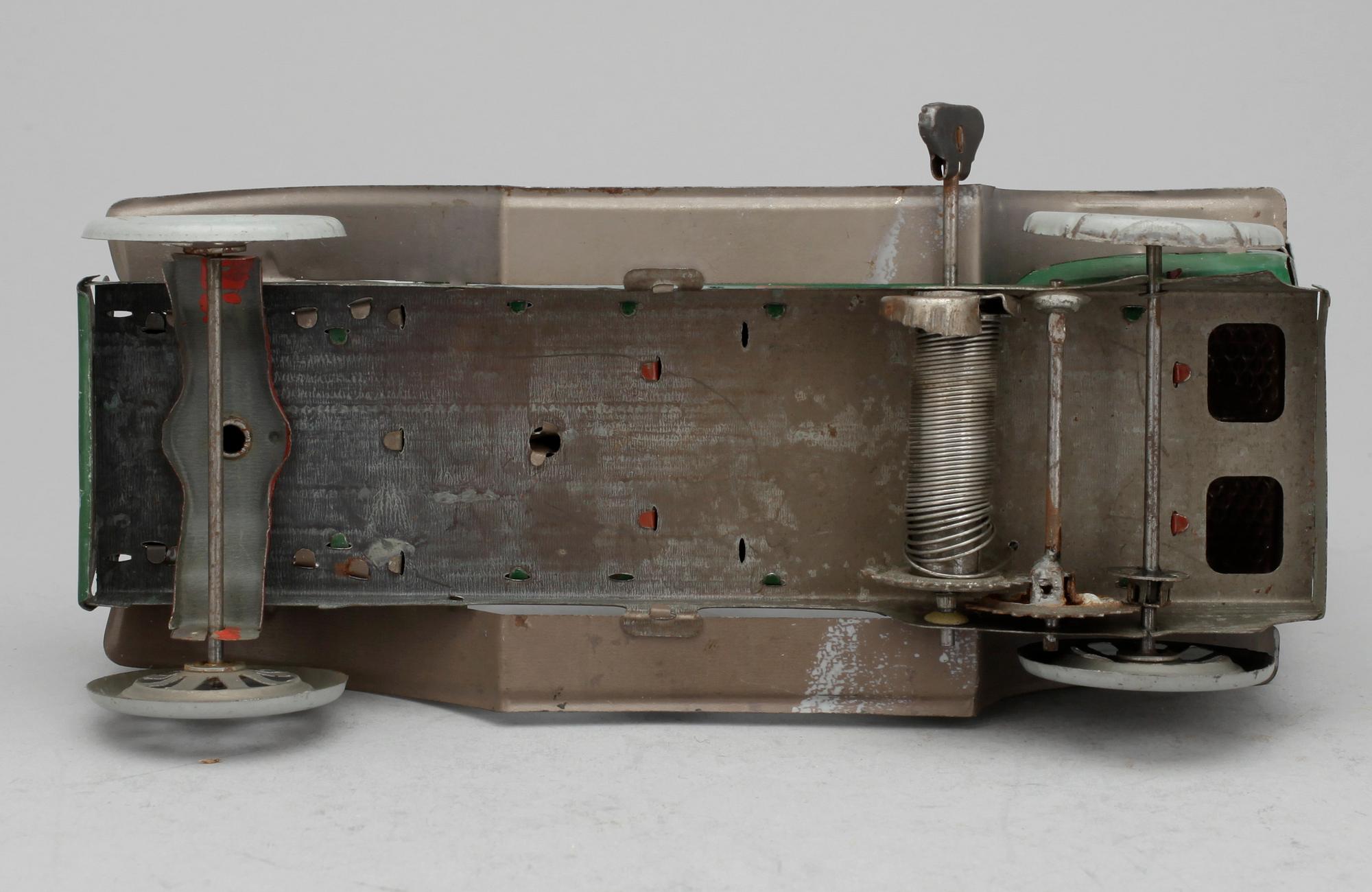 LEKSAKSBIL, plåt, "Orobr", Tyskland, 1900-talets första hälft.