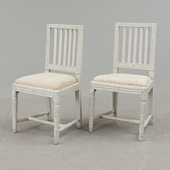 STOLAR, ett par, gustavianska, 17/1800-tal.