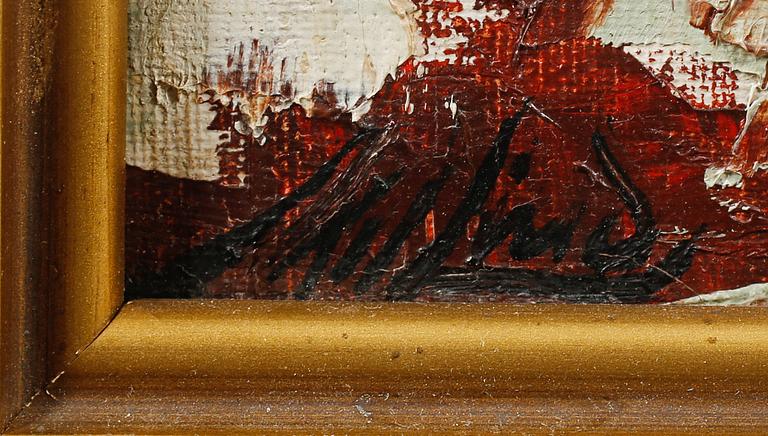 AXEL LIND, olja på duk, signerad.