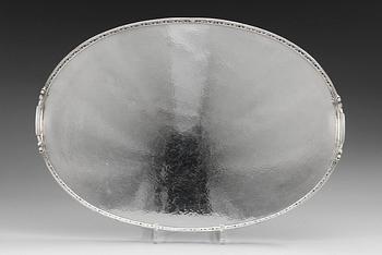 JOHAN ROHDE, bricka, Georg Jensen, Köpenhamn 1945-77, sterling.