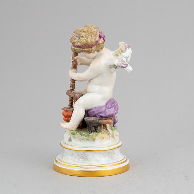 FIGURIN, porslin. Meissen, 1800-talets slut.