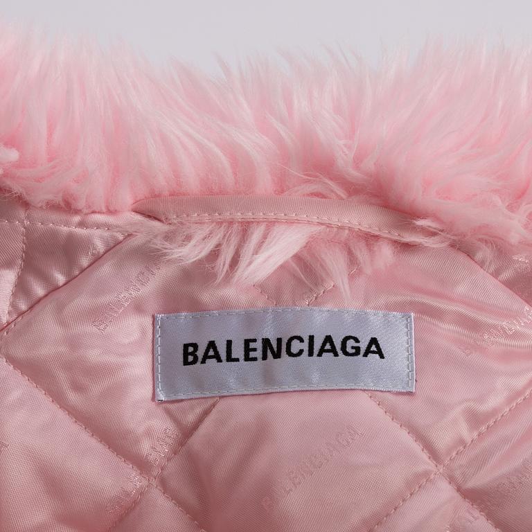 Balenciaga, kappa, "Faux Fur Coat", storlek F34.