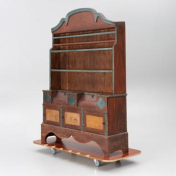 A plate shelf, 19th century.