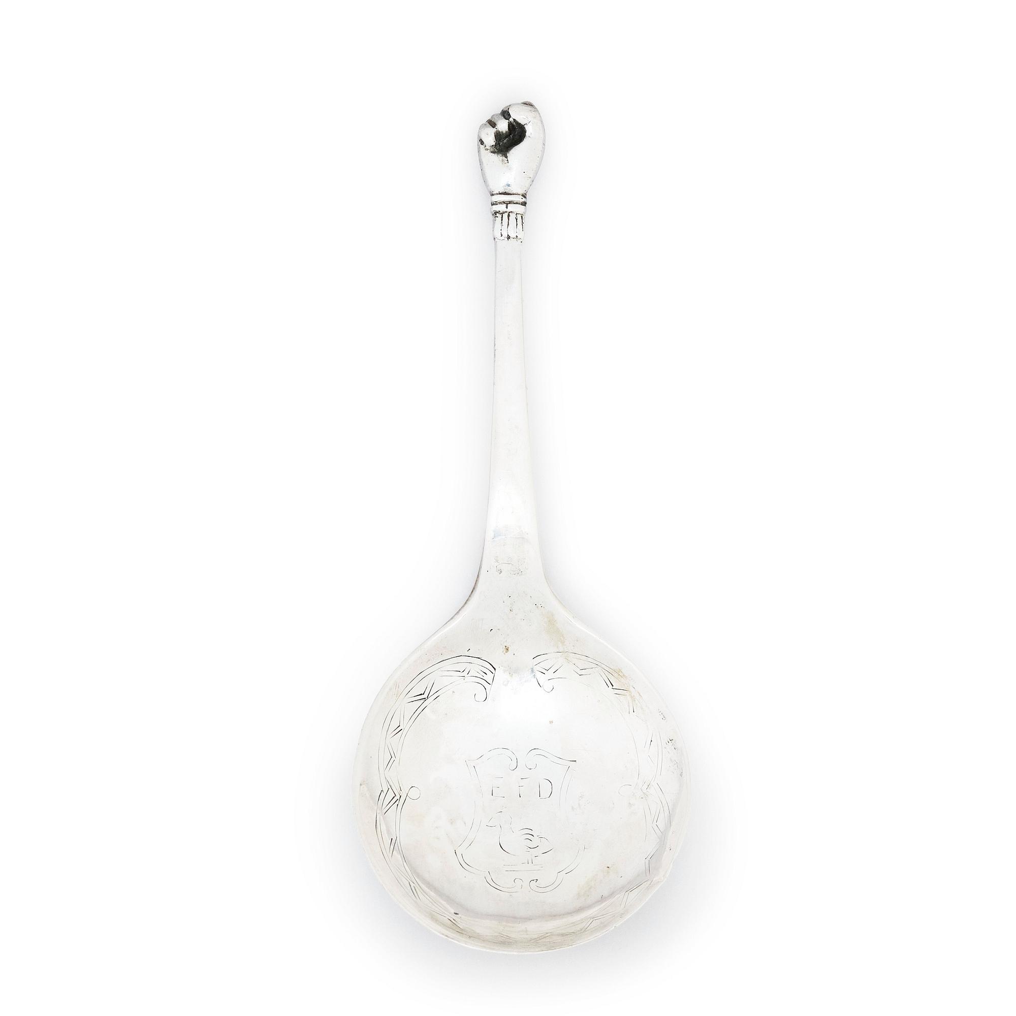 Sked, silver, sannolikt Norge, 1700-tal, oidentifierad mästare.