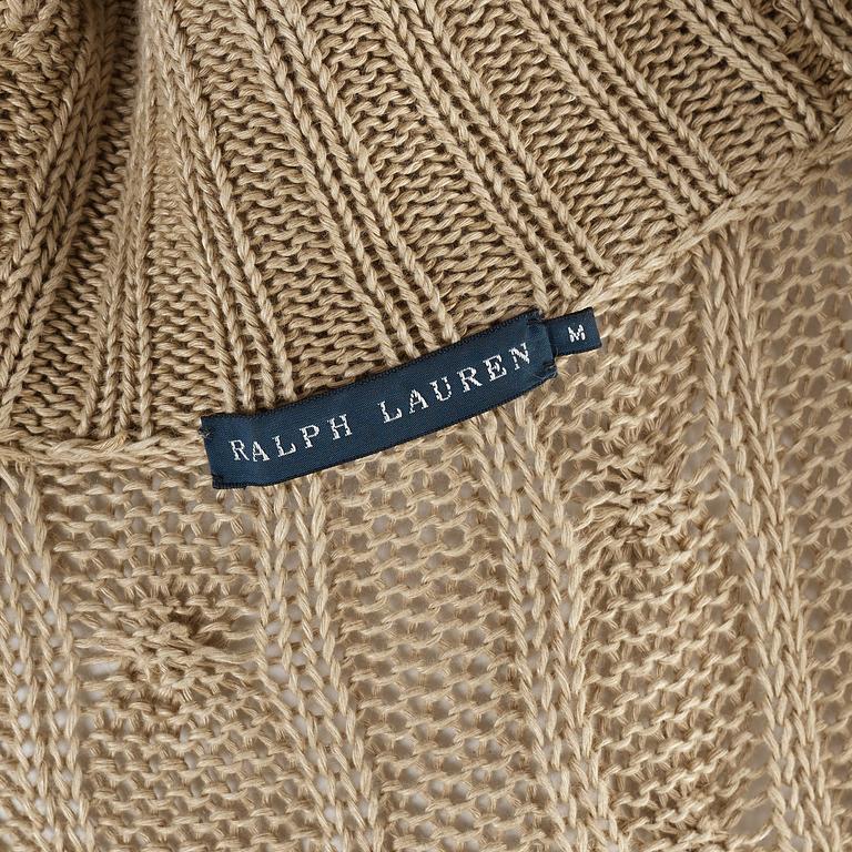 Two knitted sweaters by ralph lauren.