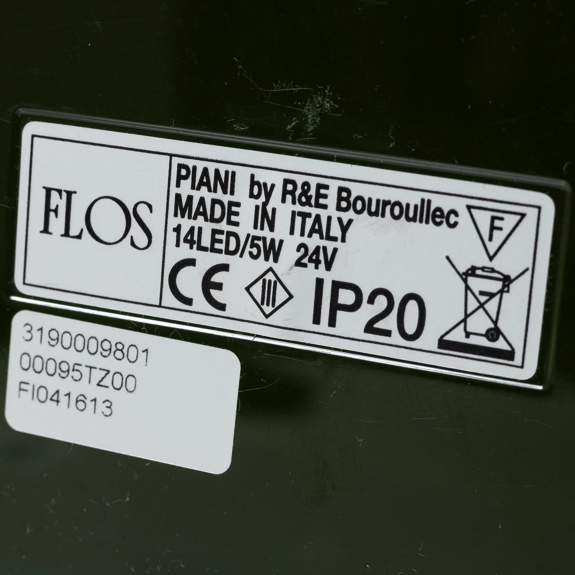 Ronan & Erwan Bouroullec, bordslampa, "Piani LED", Flos, Italien.