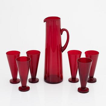 Monica Bratt, glasservis, 24 delar, Reijmyre.