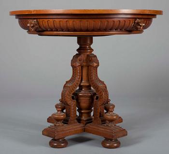 BORD, ek, nyrenässans, sekelskiftet 1800/1900.