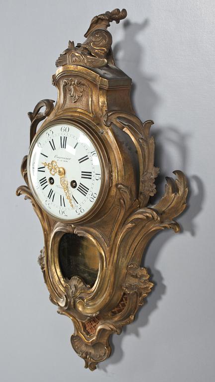 VÄGGPENDYL, Louis XV-stil, Frankrike, runt sekelskiftet 1900.