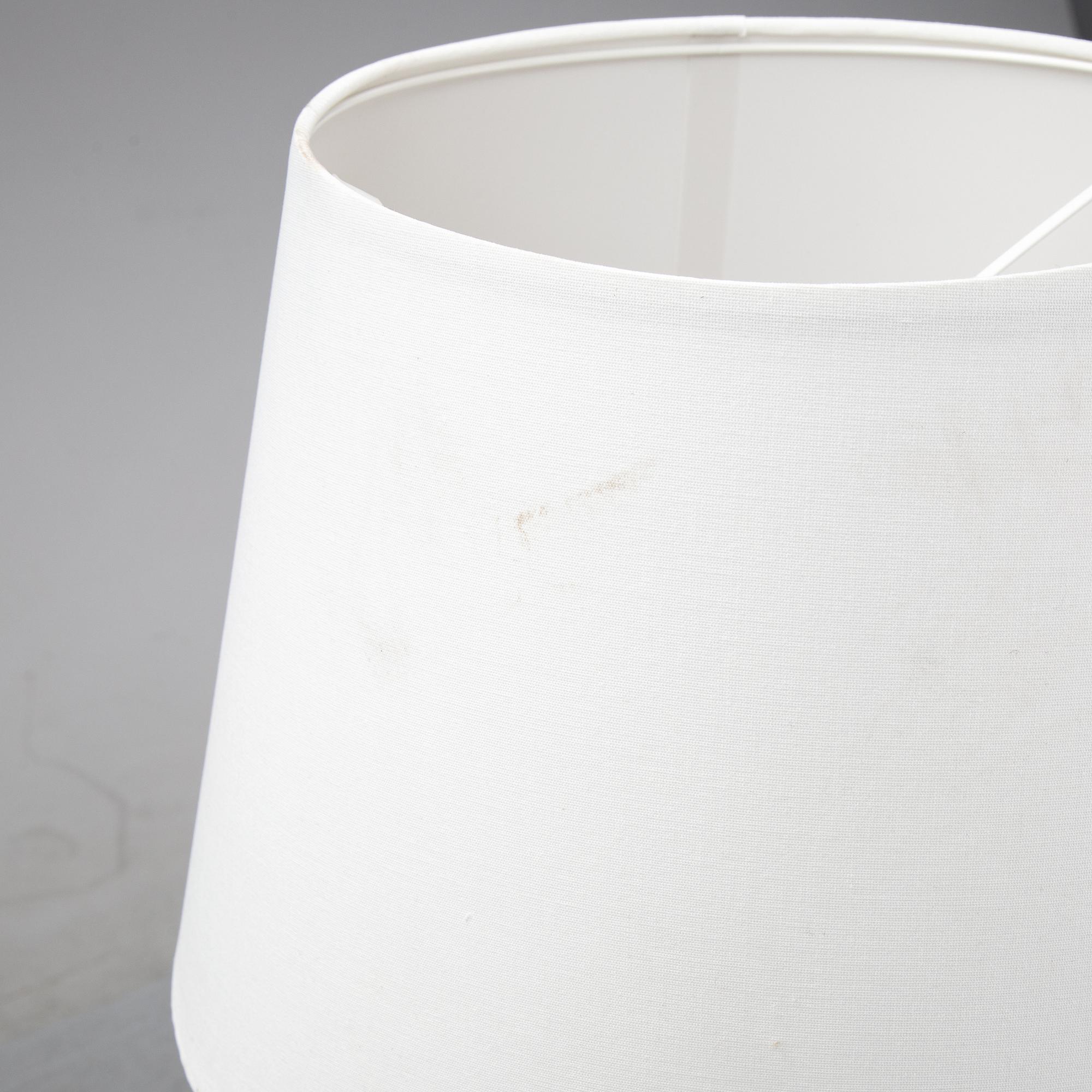 Bergboms, a pair of model 'G-024' brass floor lamps. Second half of the 20th century.