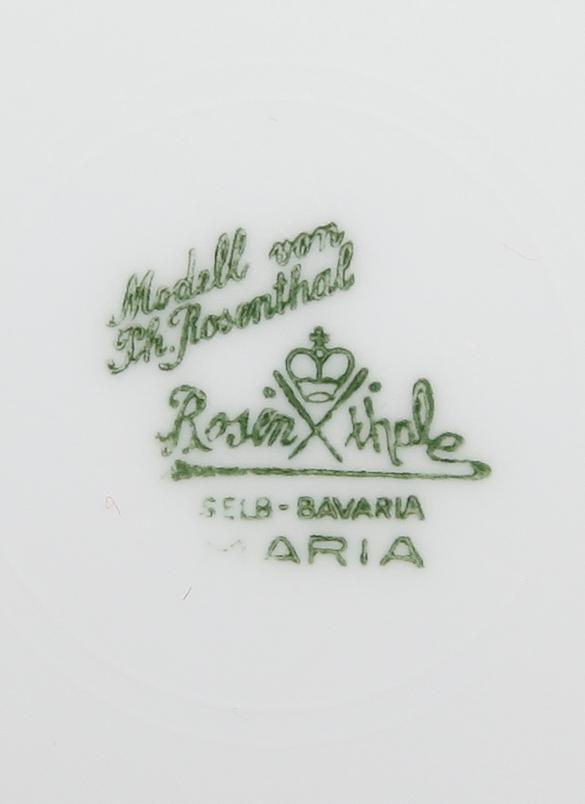 MATSERVIS, 61 delar, "Maria", Rosenthal, 1900-talets mitt.